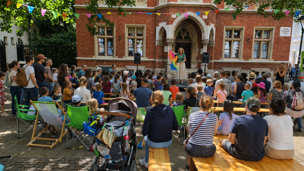 Fest mit Show für Kinder am St.-Elisabeth-Platz